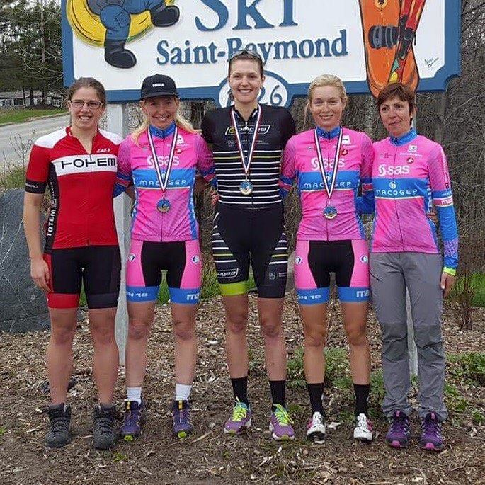 SAS-Macogep’s team places three girls in the top 5 at the St-Raymond Grand Prix