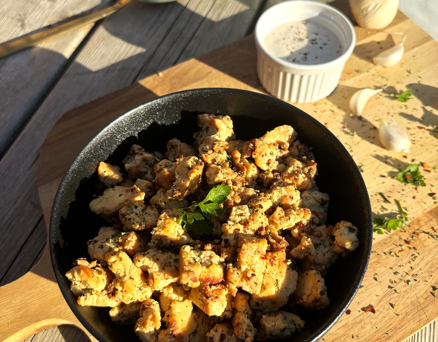 Recette – Tofu César